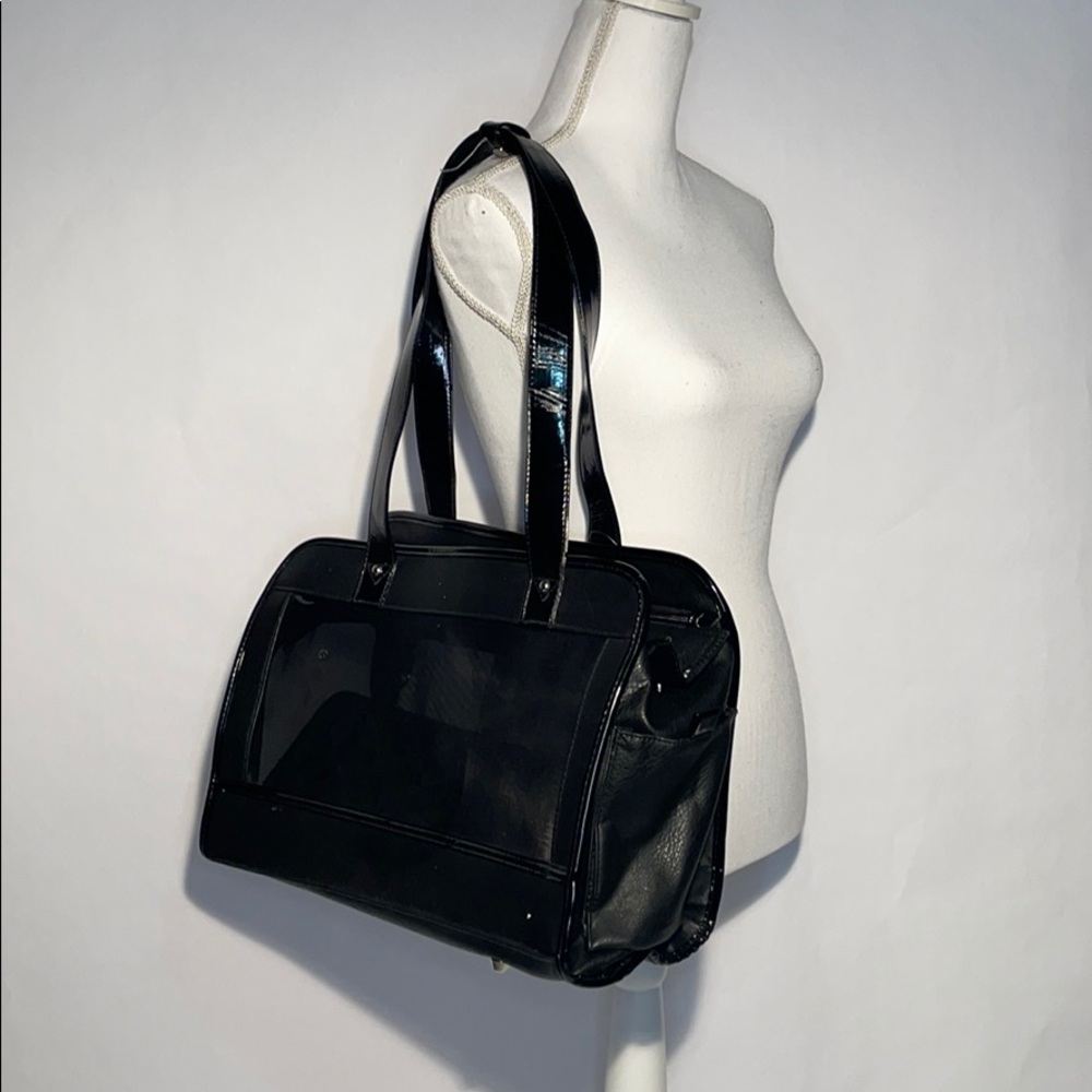 Black PetCarrying Bag/purse - 16”x10”x6.5” new